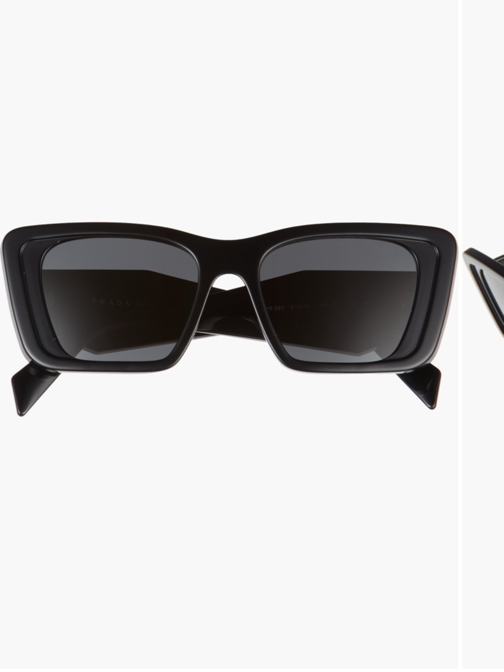 Prada 51mm butterfly sunglasses
